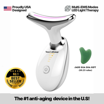 ems face neck massager + gift