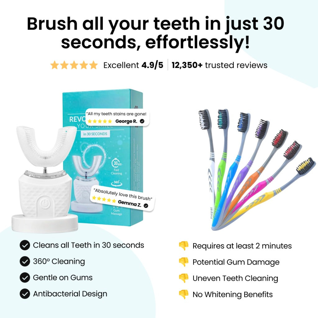 Glowstry Brush brush all your teeth in just 30 seconds