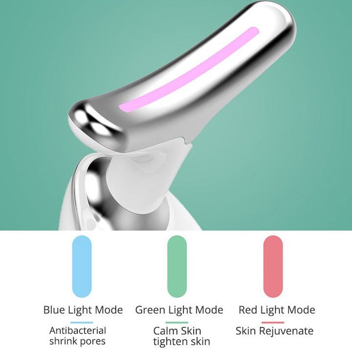 Glowstry EMS Red Light Therapy Face & Neck Massager  red green blue light