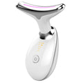 Glowstry EMS Red Light Therapy Face & Neck Massager white