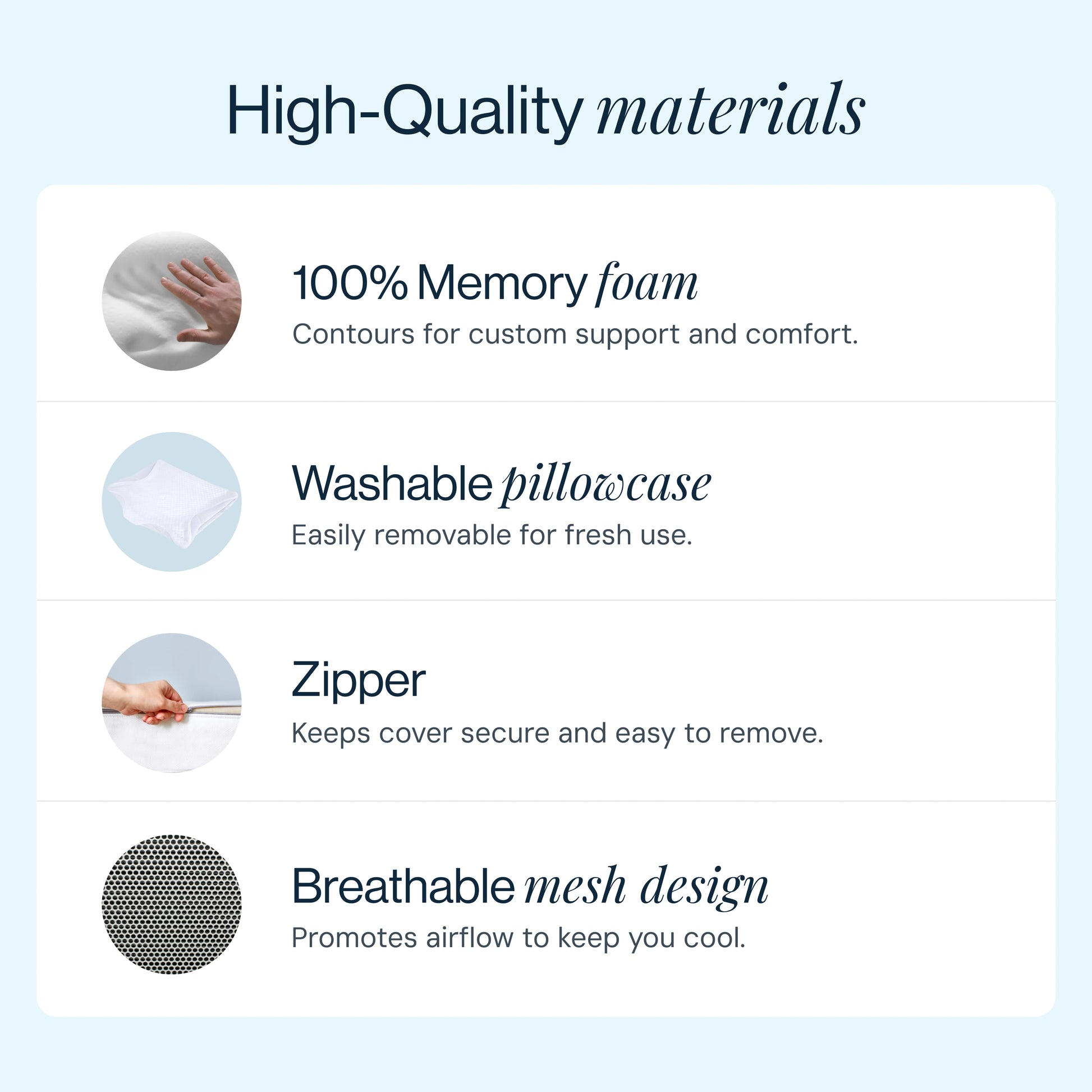 Glowstry Premium Pain Relief Pillow high-quality materials