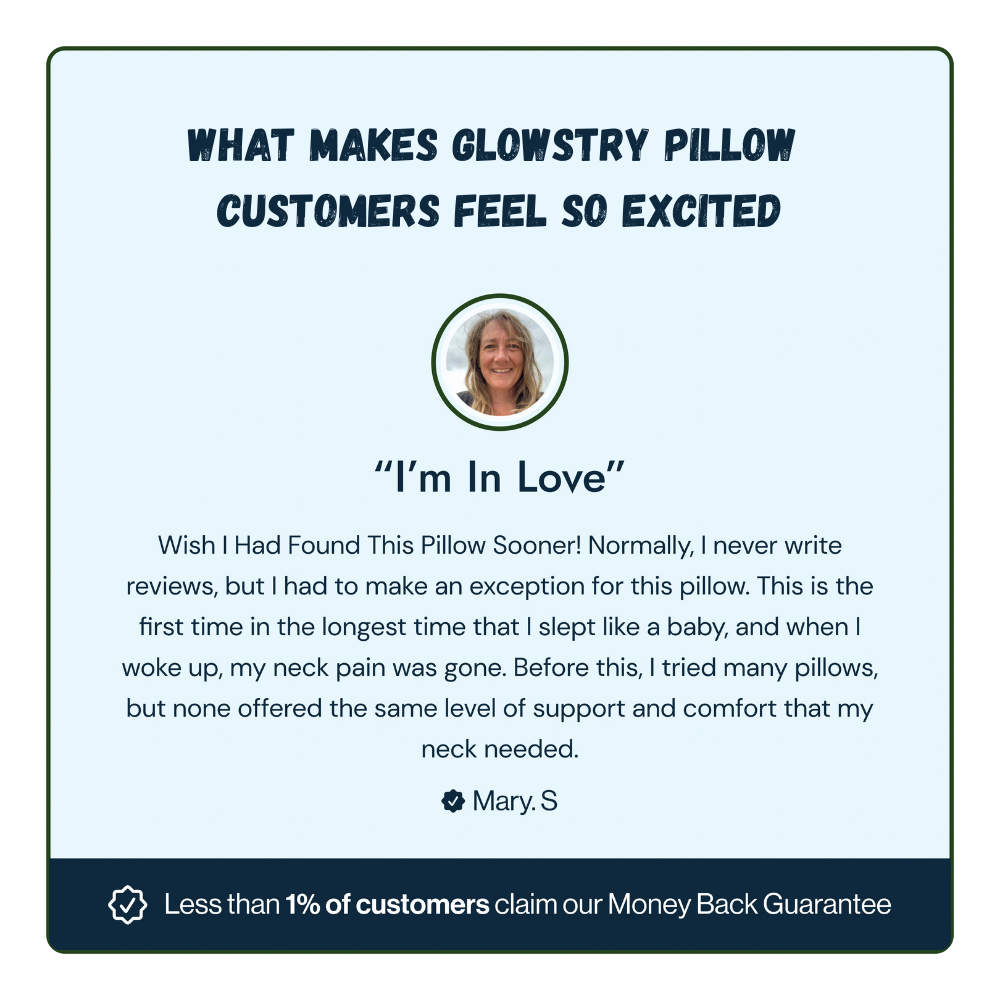 Glowstry Premium Pain Relief Pillow review