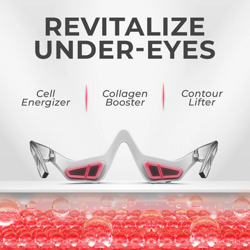 Glowstry™ Under-Eye Red Light Therapy revitalize your under-eyes