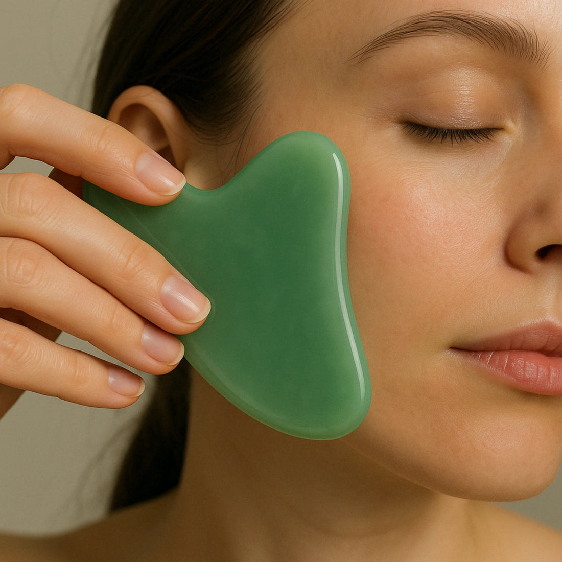 Jade Stone Gua Sha Face & Body Massage Tool