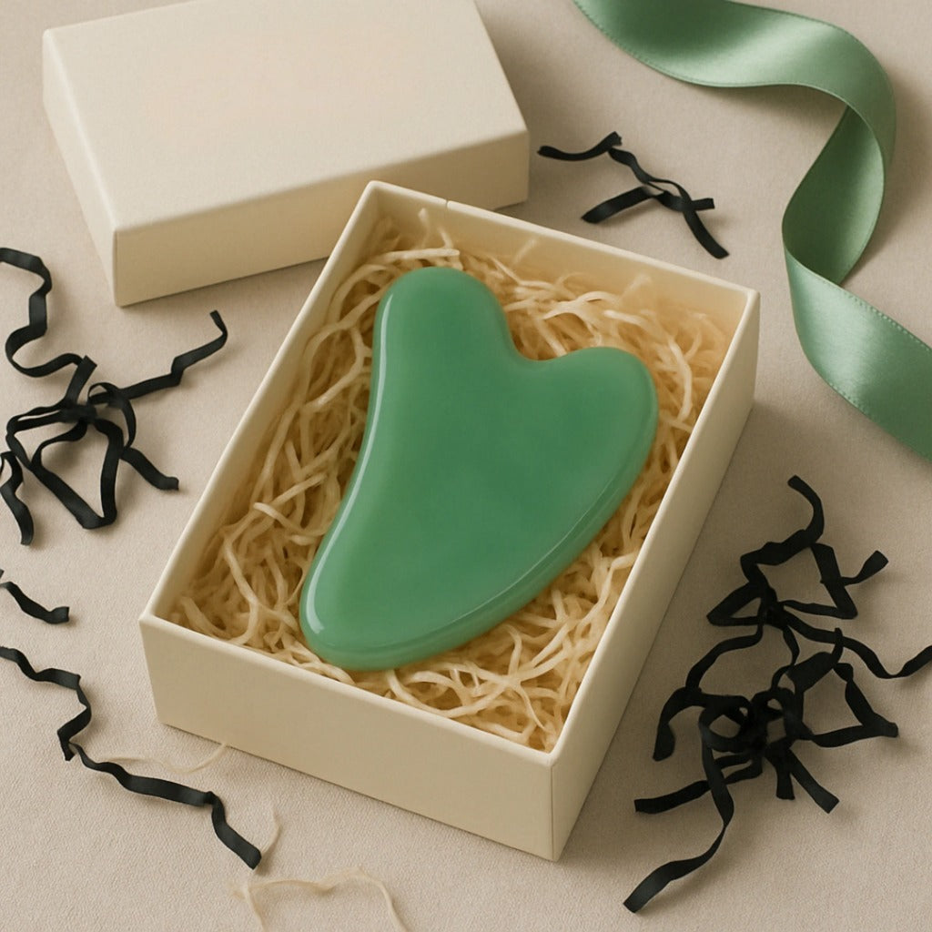 Jade Stone Gua Sha Face & Body Massage Tool  2