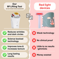 Glowstry RF Facial Lifting vs Red Light